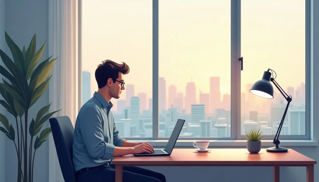 Homeoffice steigert Produktivität dank konstant hohem Energielevel